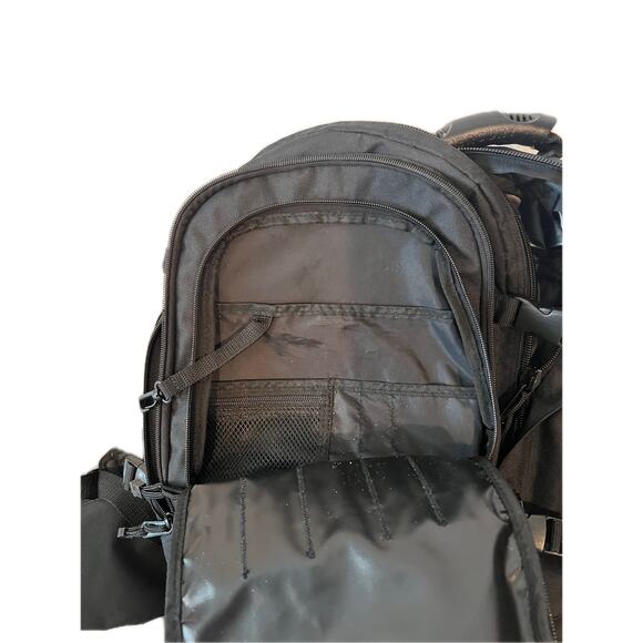Mercury Black XL Tactical Backpack w Hip Flaps - Picture 3 of 6